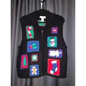 Ugly Christmas Sweater Xmas Vest Size Large
